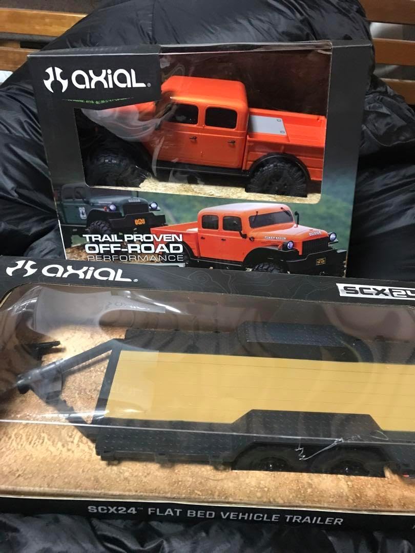 AXIAL SCX24 ダッジパワーワゴン+ トレーラー